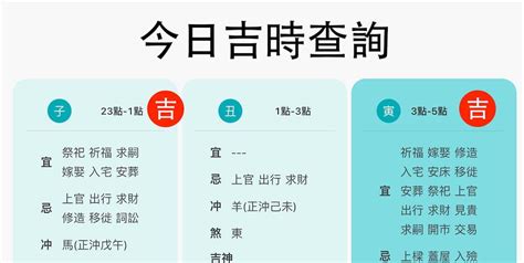 吉時對照表|【今日吉時查詢】吉時幾點、今日時辰吉凶